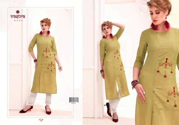 Vastra Moda Pearl 1-Cotton-Blended-With-Embroidery-Kurti